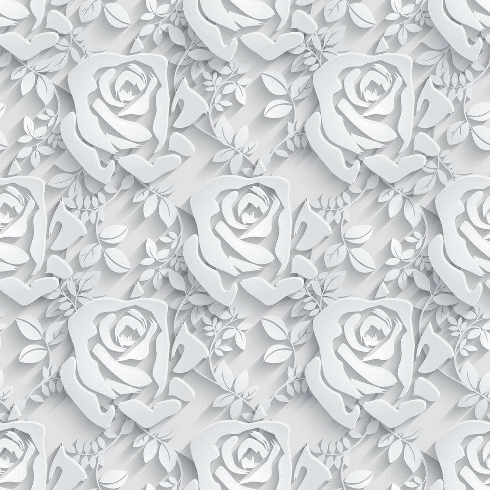 

Фотообои Walldeco Белые розы №24177 Гладь