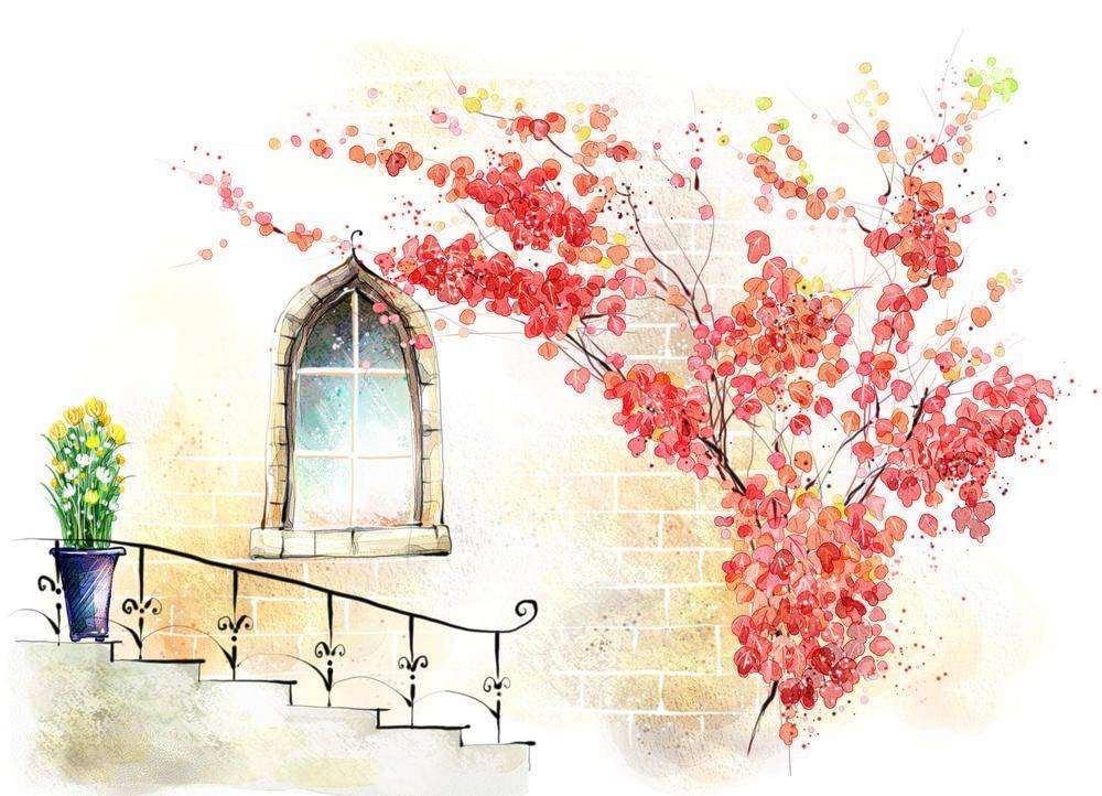 

Фотообои Walldeco Лестница перед окошком №9343 Фреска