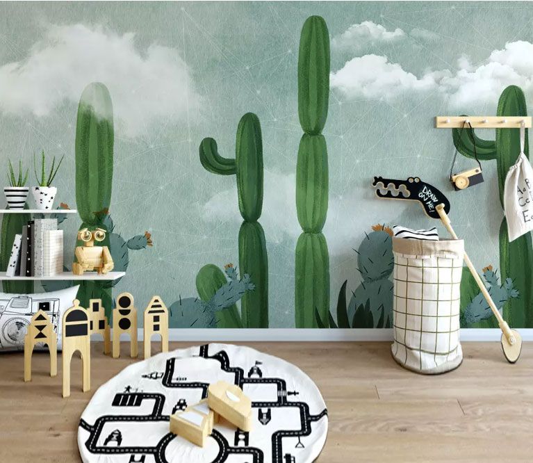 

Фотообои Walldeco Кактусы в облаках №dec-1384 Бриз