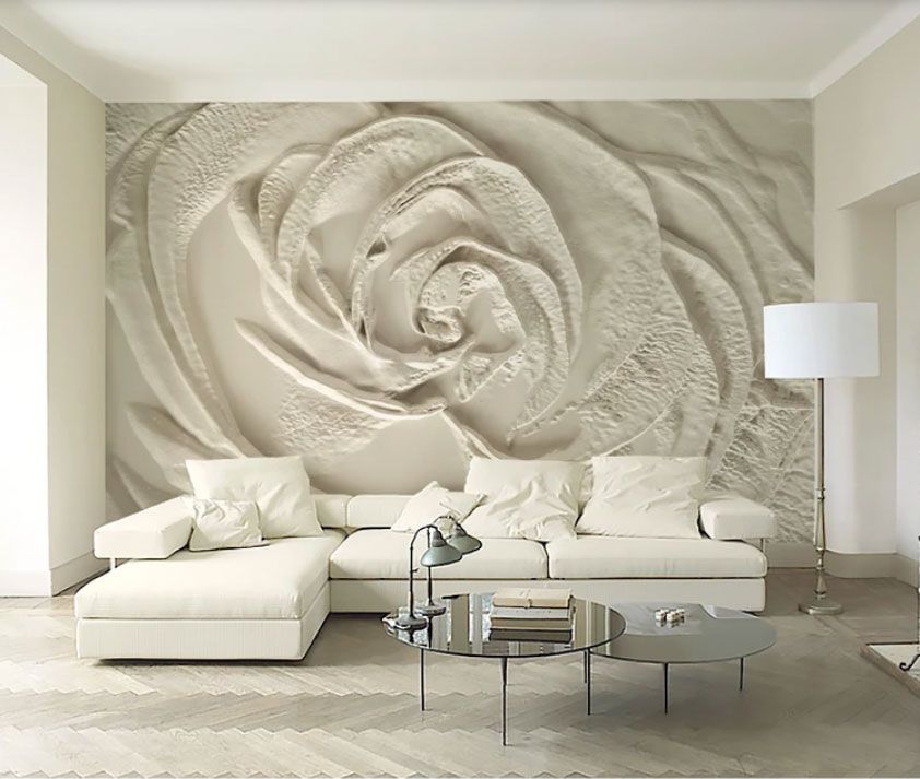 

Фотообои Walldeco Барельеф: каменная роза №dec-2103 Жаккард