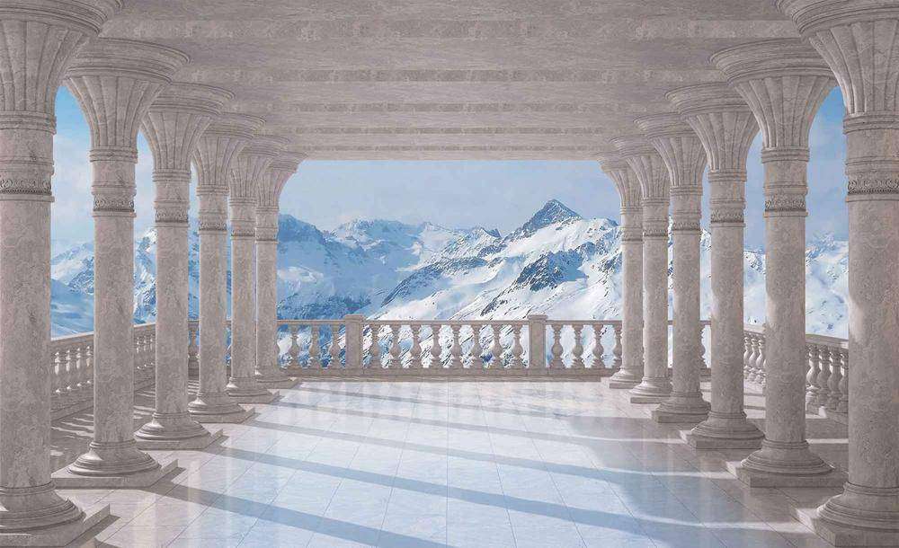 

Фотообои Walldeco Горы №des-36 Мелкий песок с блестками