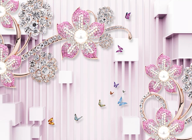 

Фотообои Walldeco 3d абстракция с фигурами №dec-138 Бриз