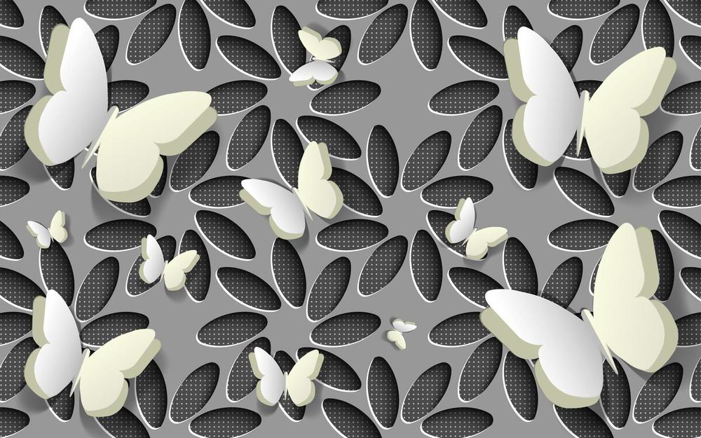 

Фотообои Walldeco Объемные бабочки №34424 Фреска
