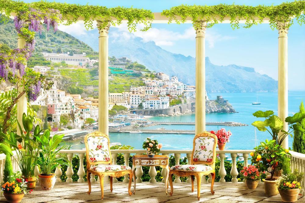 

Фотообои Walldeco Город у моря №33093 Базальт