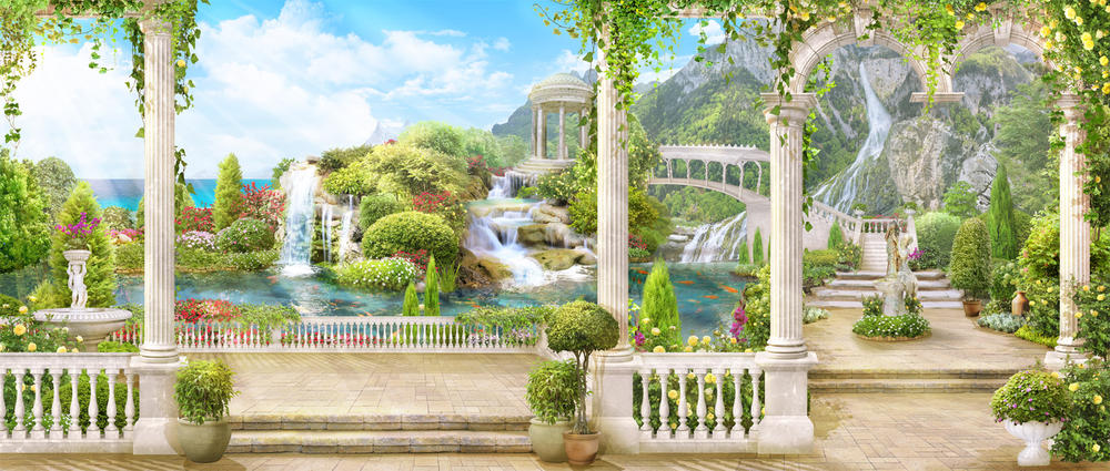 

Фотообои Walldeco Красивый сад №30414 Лоск
