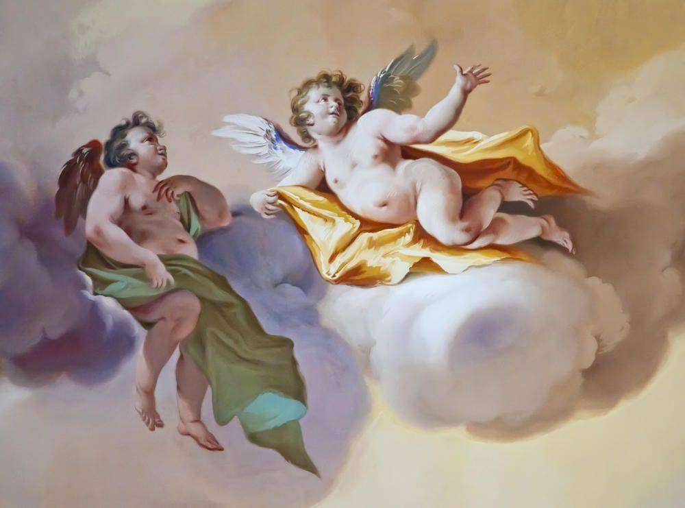 

Фотообои Walldeco Фреска ангелы №2394 Фреска