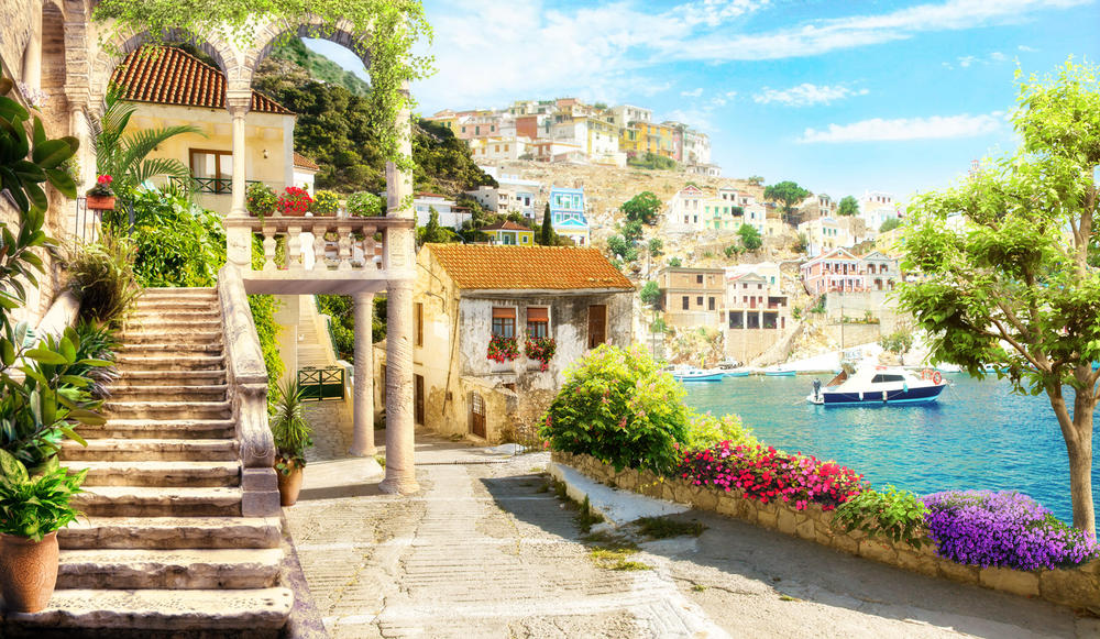 

Фотообои Walldeco Яркие дома №31785 Гладь