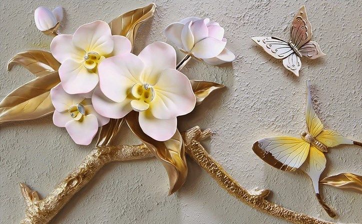 

Фотообои Walldeco Сказочные цветы №dec_3086 Волокно