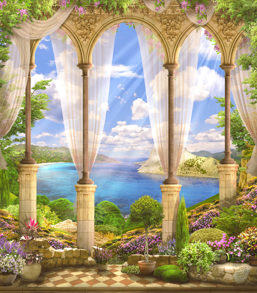 

Фотообои Walldeco Терраса в стиле Средневековья №30295 Деко
