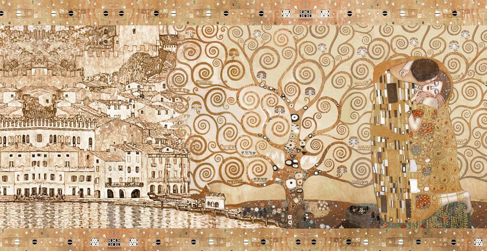 

Фотообои Walldeco Влюбленные у реки №33243 Волокно