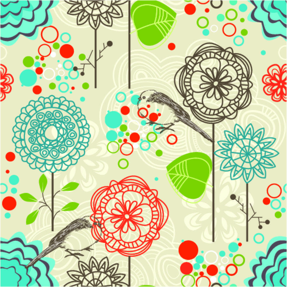 

Фотообои Walldeco иллюстрация цветов №4818 Волокно
