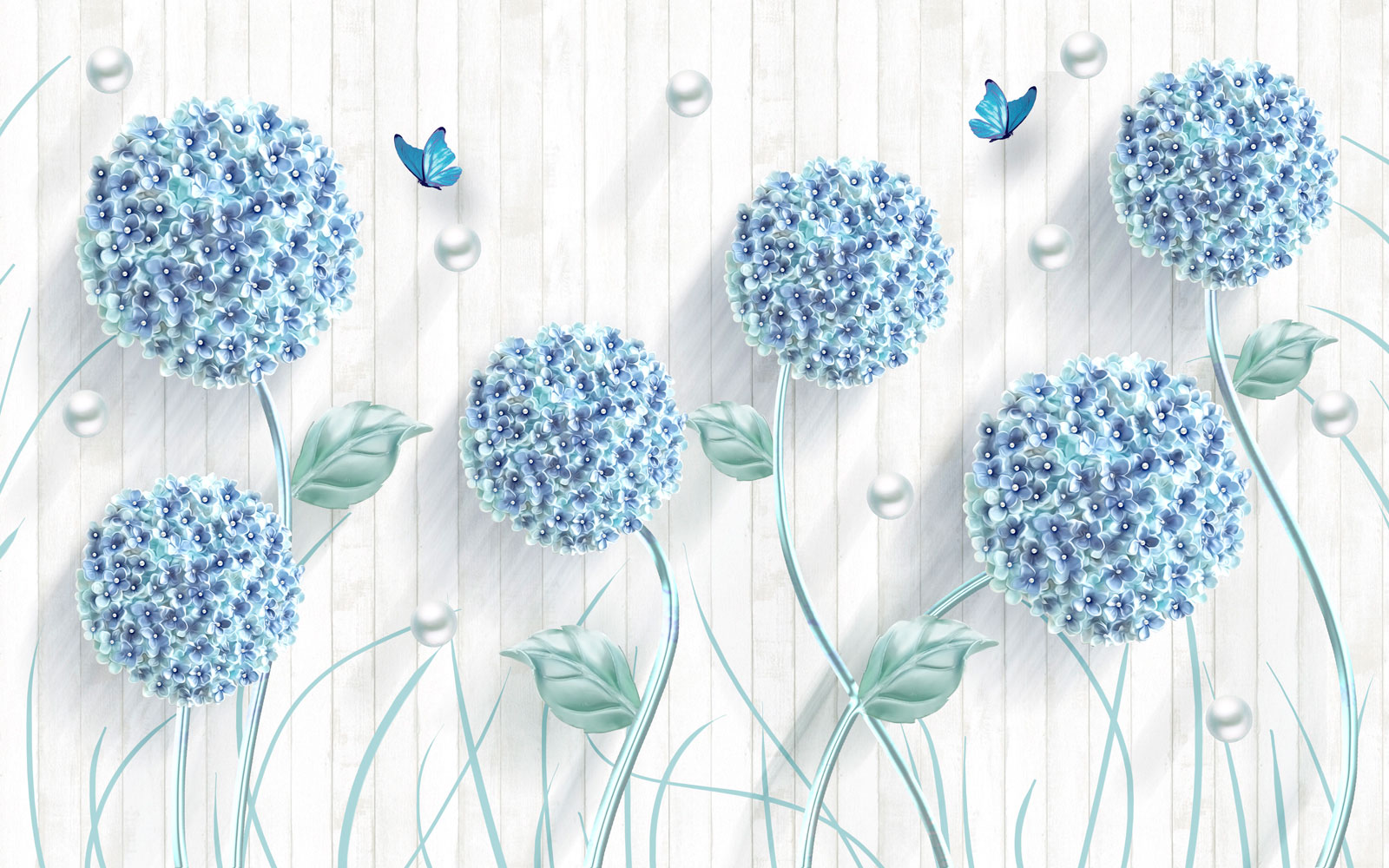 

Фотообои Walldeco Сказочные цветы №38375 Фреска