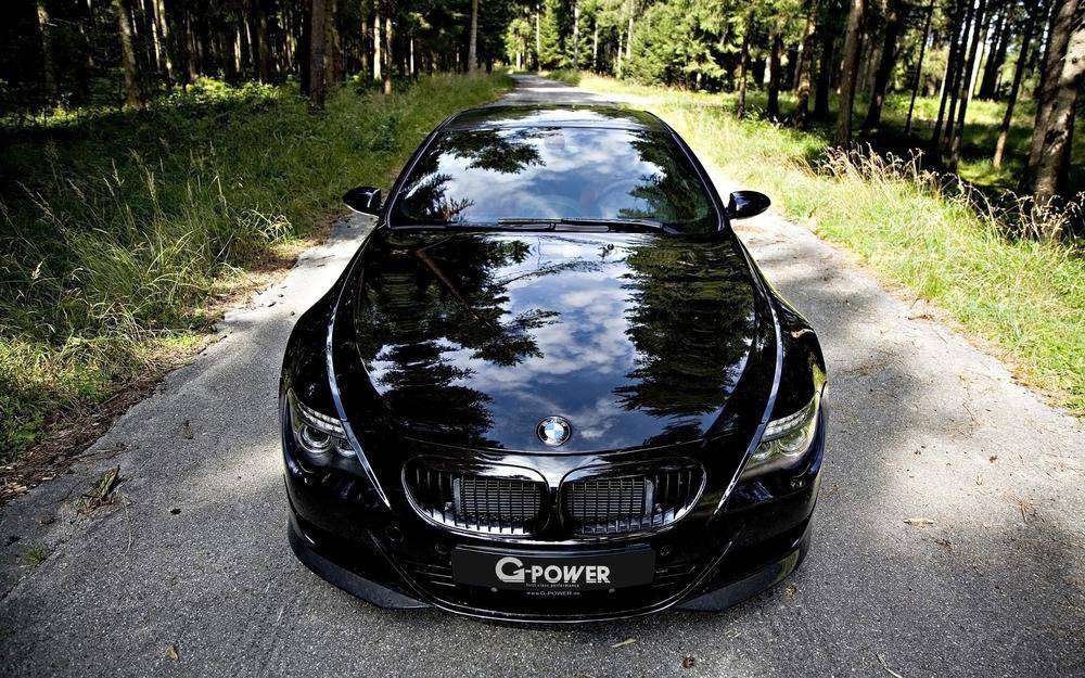 

Фотообои Walldeco Черный автомобиль BMW №0944 Гладь