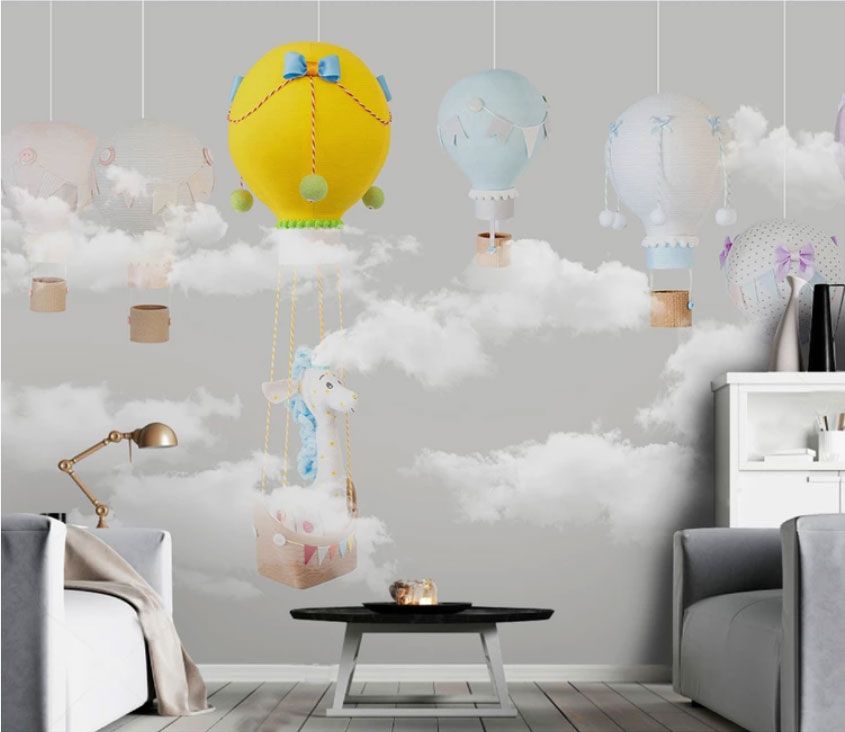 

Фотообои Walldeco Детские воздушные шары №dec-2045 Деко