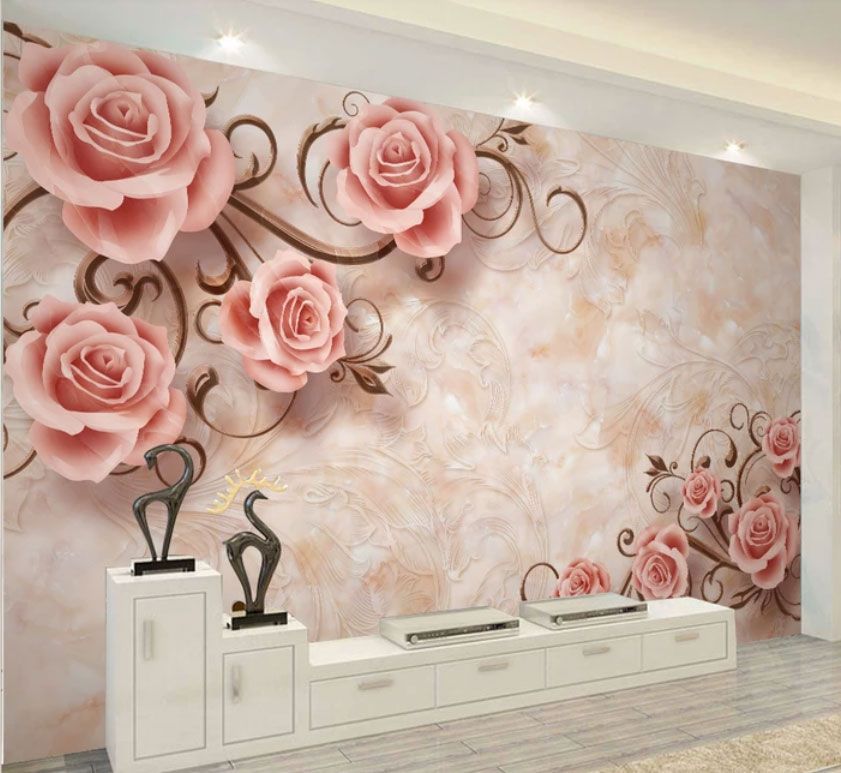 

Фотообои Walldeco Цветочные узоры из девяти роз №dec-2085 Базальт