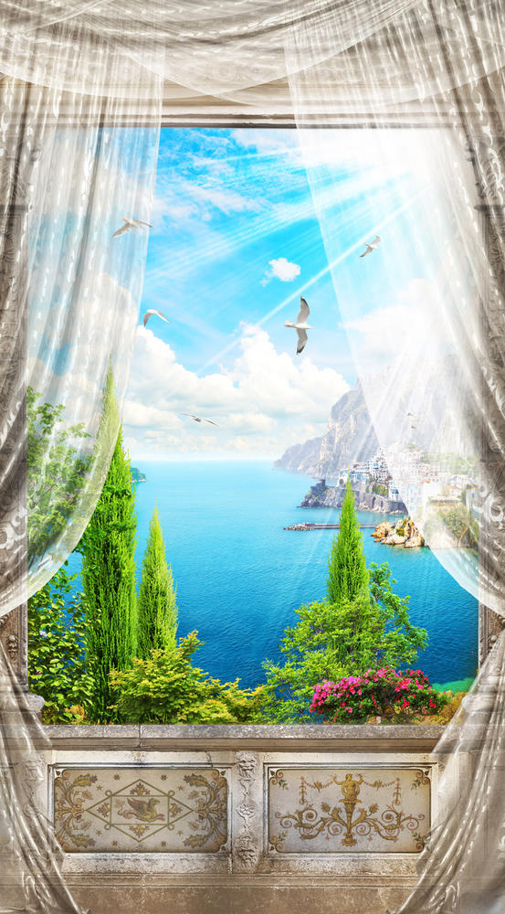 

Фотообои Walldeco Солнечный вид на море №31879 Лоск