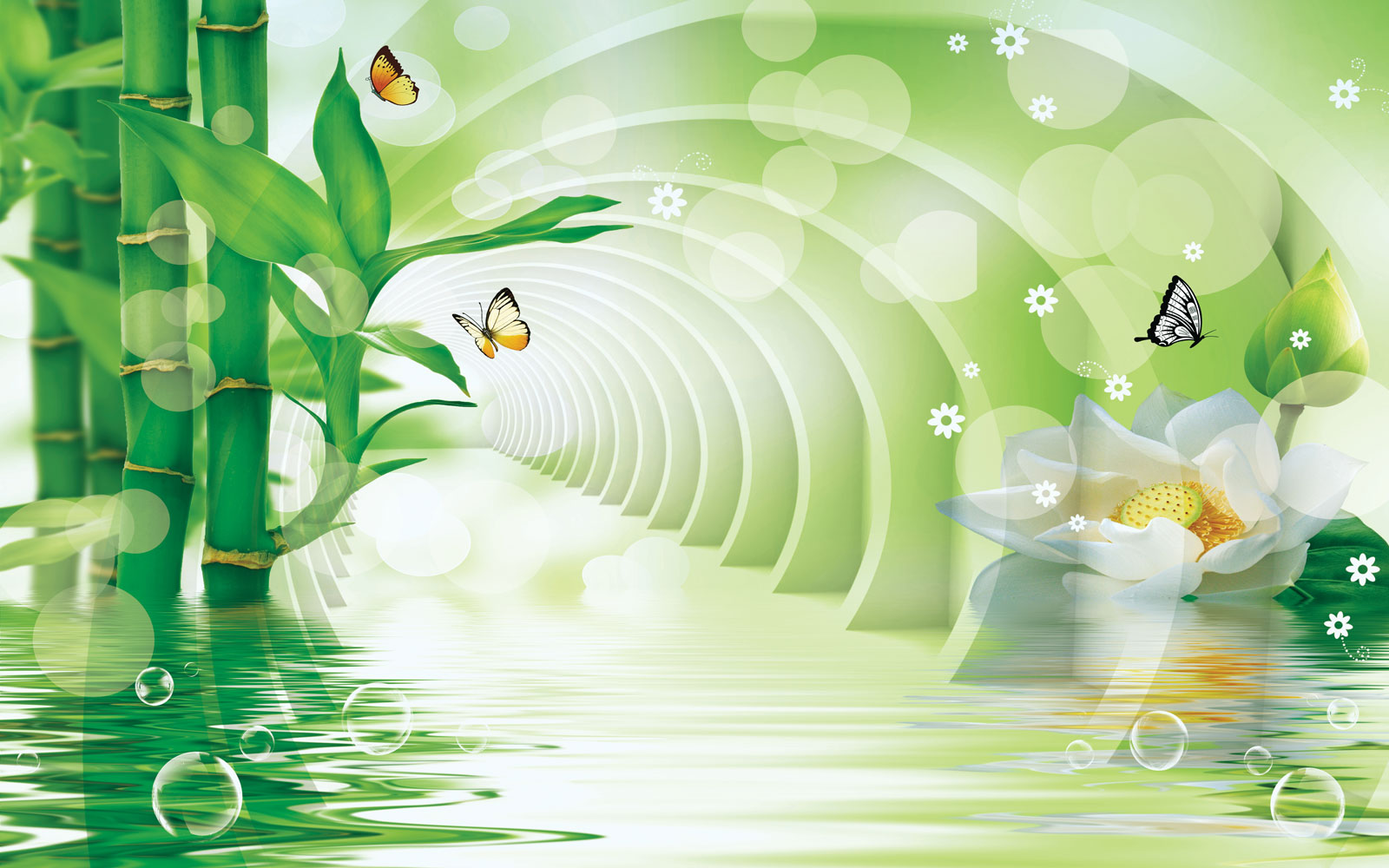 

Фотообои Walldeco Водный тоннель №40450 Базальт