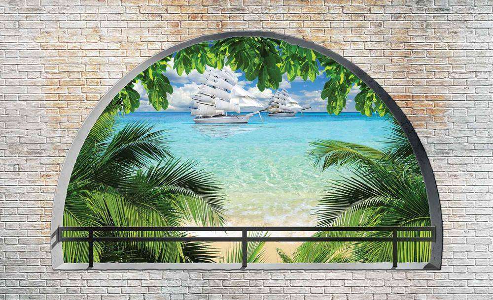 

Фотообои Walldeco Два корабля №des-40 Фреска