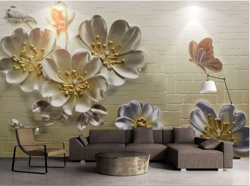 

Фотообои Walldeco Барельеф: сказочные цветы №dec-2116 Бриз
