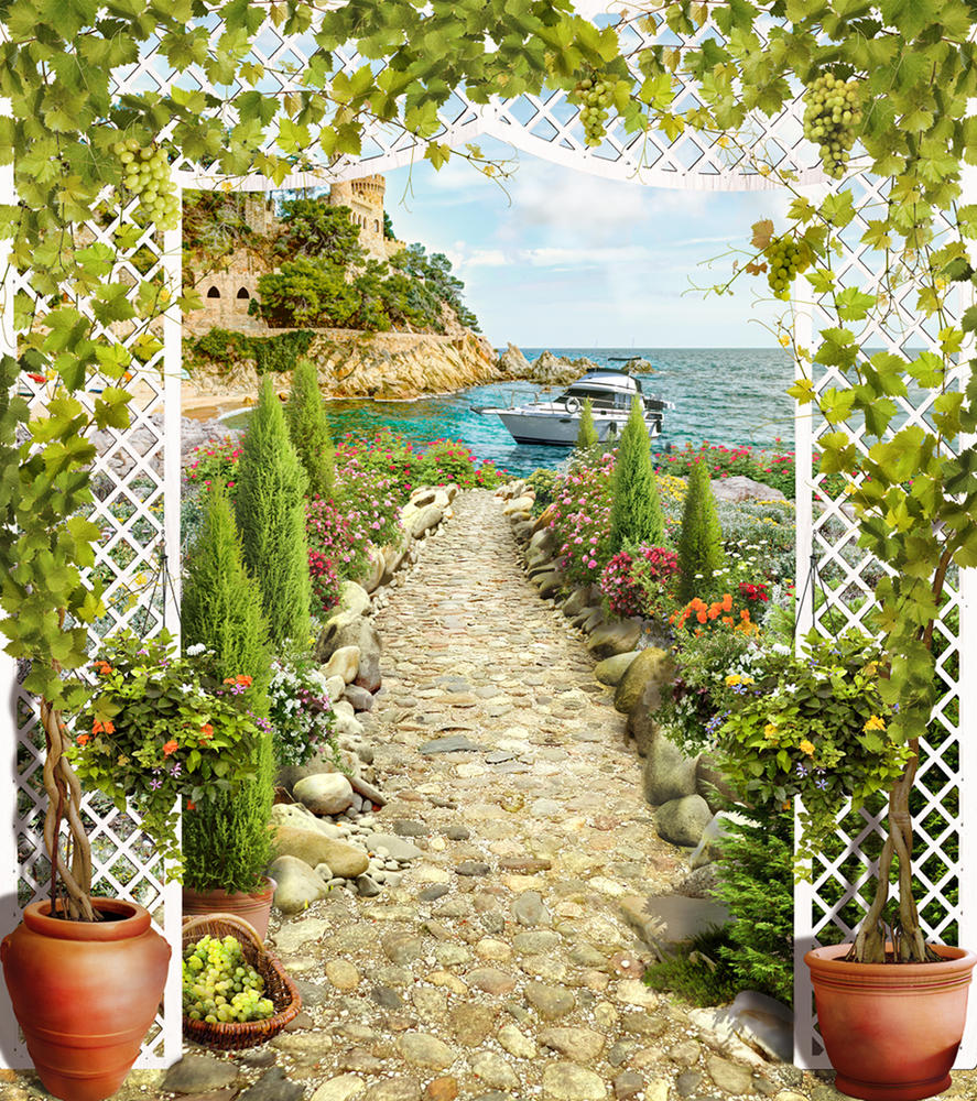 

Фотообои Walldeco Прогулка в море №bur-211 Фреска