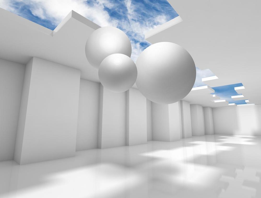 

Фотообои Walldeco Огромны 3d шары №33300 Жаккард