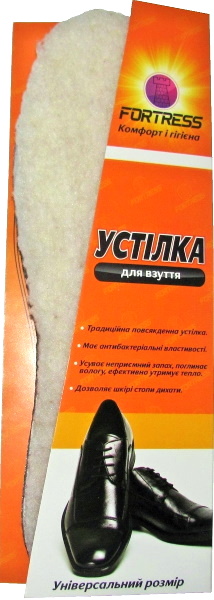 

Стелька для обуви FORTRESS овчина арт. 13-IS