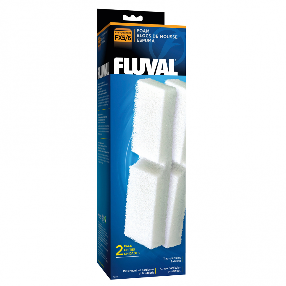 

Вкладыш к фильтрам Fluval FX5/6, губка, 3шт.