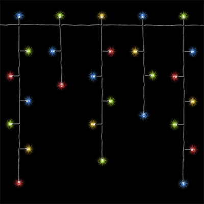 

Гирлянда "Бахрома", мультицвет, 100 LED, 2,85 м Jumi (5900410535800)