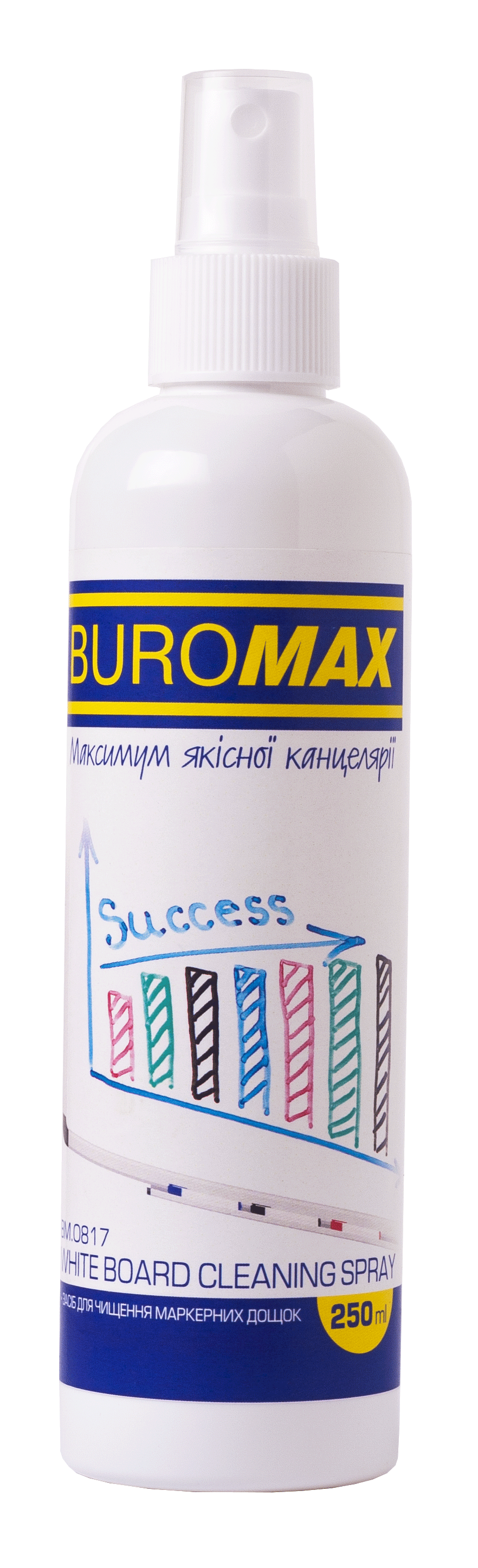  для чистки маркерных досок Buromax 250 мл (BM.0817) – фото .