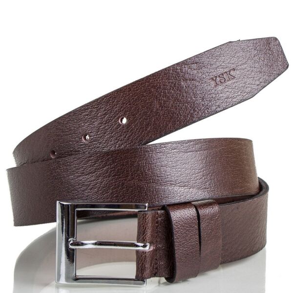 

Брендовый брючный кожаный мужской ремень Y.S.K.