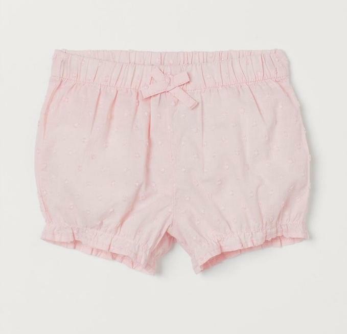 

Шортики H&M 9-12 МЕС 80 см розовые