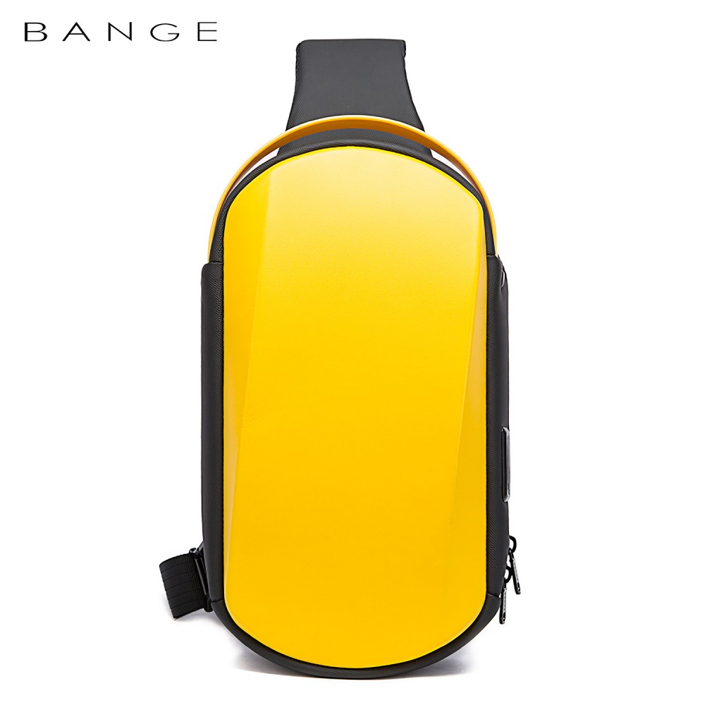 

Рюкзак с одной лямкой Bange (BGS7256-Yellow) с USB Желтый