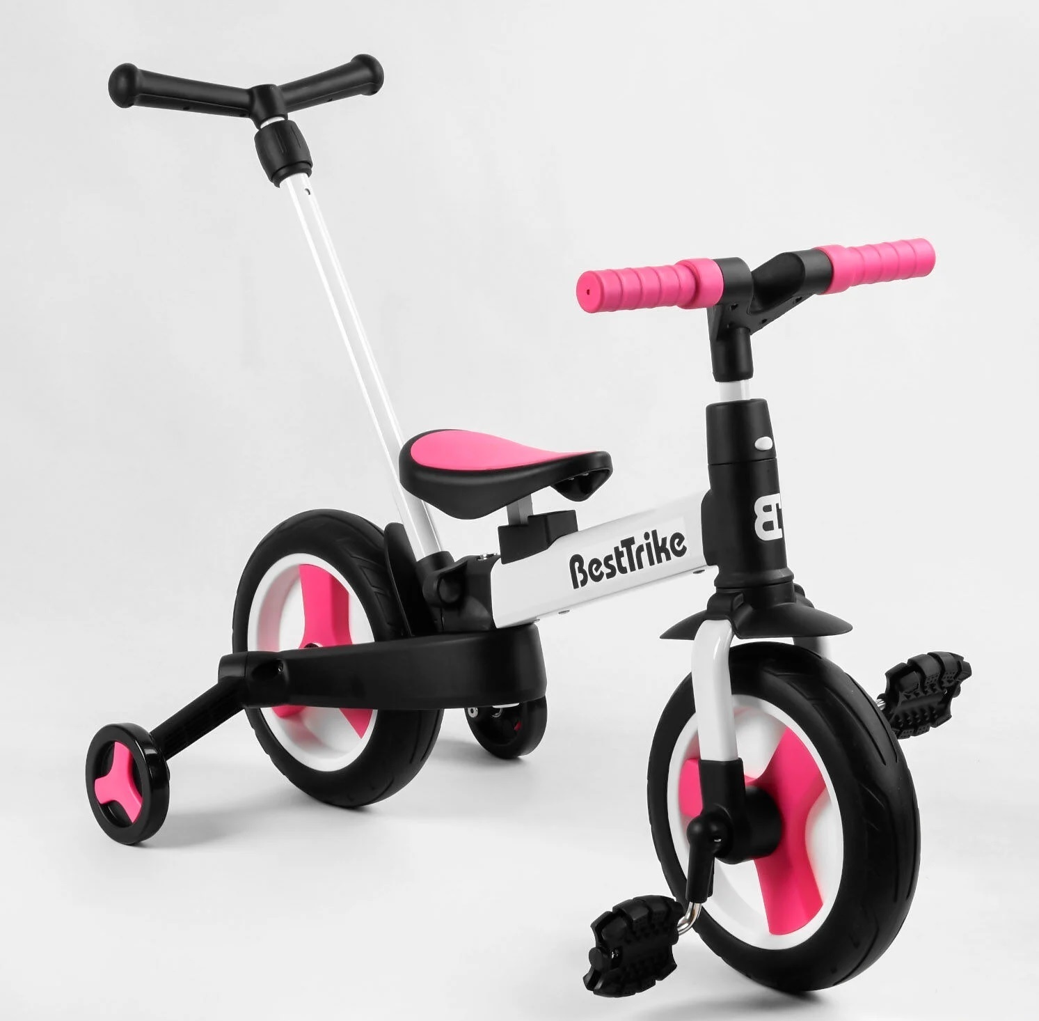 

Велосипед-трансформер Best Trike 55475 Black Pink (55475)