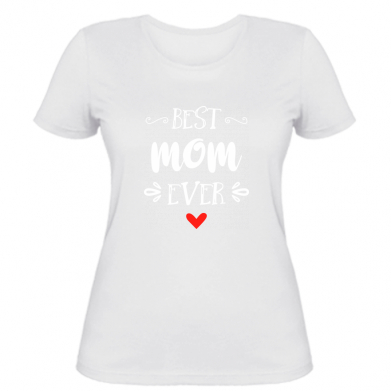 

Женская футболка Stedman Best mom ever S Белый