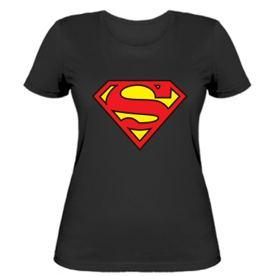 

Женская футболка Stedman Superman Symbol XL Черный