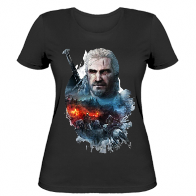

Женская футболка Stedman The Witcher watercolor  Черный, Женская футболка Stedman The Witcher watercolor M Черный