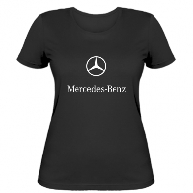 

Женская футболка Stedman Mercedes Benz logo S Черный