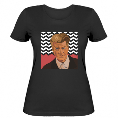 

Женская футболка Stedman David lynch M Черный