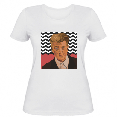 

Женская футболка Stedman David lynch XS Белый