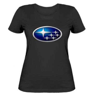 

Женская футболка Stedman Subaru 3D Logo L Черный
