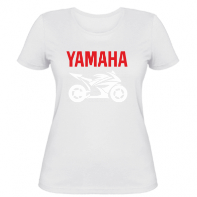 

Женская футболка Stedman Yamaha Bike S Белый