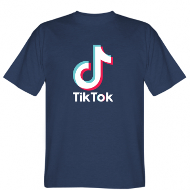 

Мужская футболка Stedman Tiktok logo XXL Темно-синий