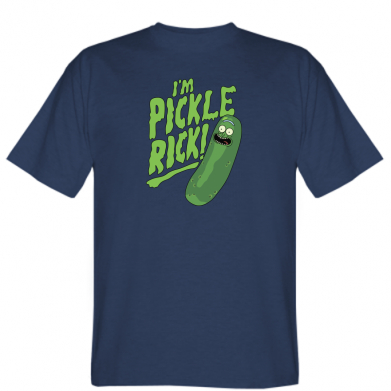 

Мужская футболка Stedman I' Pickle Rick!  Темно-синий, Мужская футболка Stedman I'm Pickle Rick! M Темно-синий