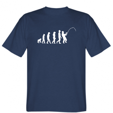 

Мужская футболка Stedman Эволюция рыбака  Темно-синий, Мужская футболка Stedman Эволюция рыбака XL Темно-синий