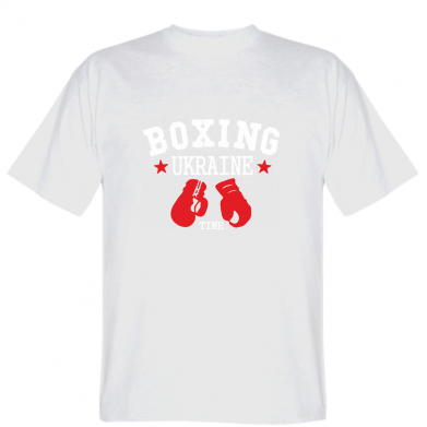 

Мужская футболка Stedman Boxing Ukraine XXL Белый