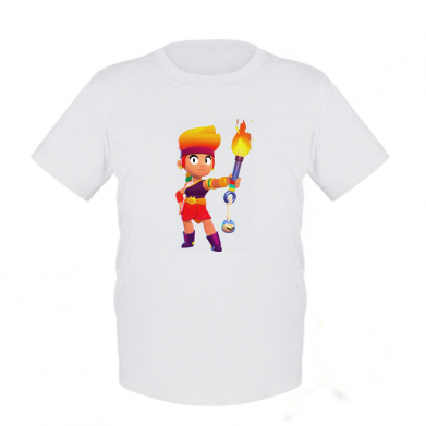 

Детская футболка для мальчиков Stedman Amber Brawl Stars XS Белый