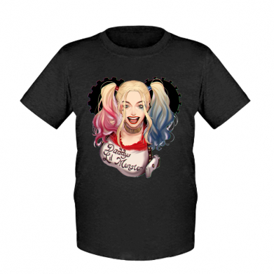 

Детская футболка для мальчиков Stedman I love Harley Quinn M Черный