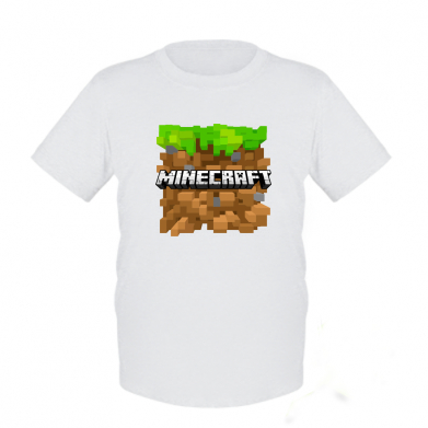 

Детская футболка для мальчиков Stedman Minecraft Main Logo XL Белый
