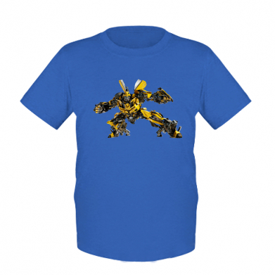 

Детская футболка для мальчиков Stedman Transformer Bumblebee L Синий