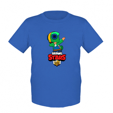 

Детская футболка для мальчиков Stedman Brawl stars Leon dab XS Синий